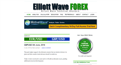 Desktop Screenshot of elliottwaveforex.com